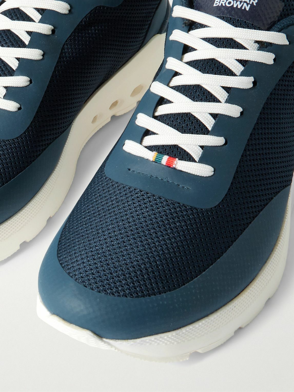 Orlebar Brown - Hydro .B1 Rubber-Trimmed Mesh Sneakers - Blue