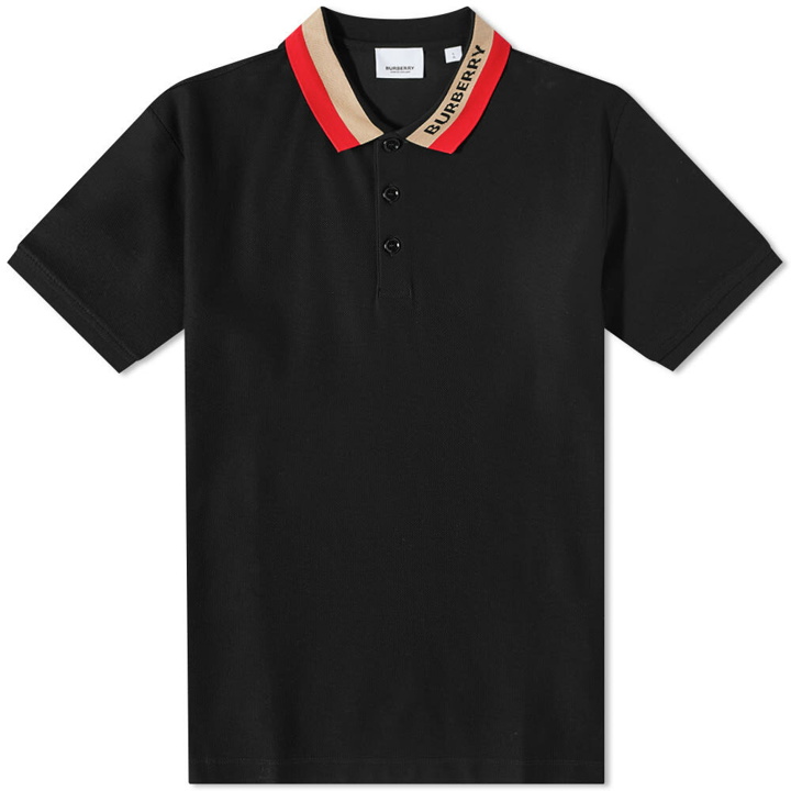 Photo: Burberry Men's Edney Polo Shirt in Black