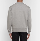 Acne Studios - Fairview Face Mélange Fleece-Back Cotton-Jersey Sweatshirt - Men - Gray