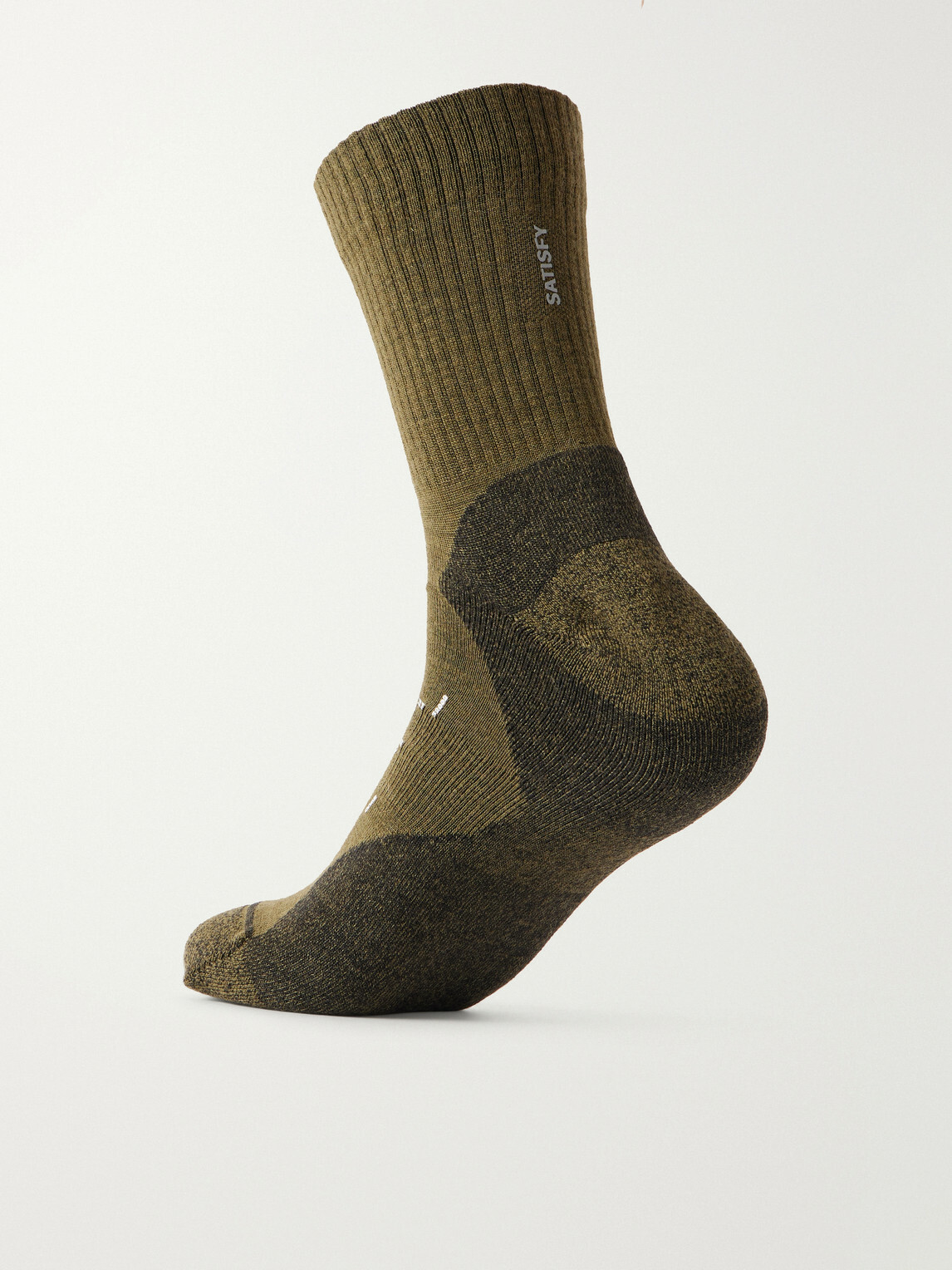 Satisfy - Stretch Merino Wool-Blend Socks - Green
