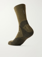 Satisfy - Stretch Merino Wool-Blend Socks - Green