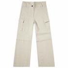 Holzweiler Women's Gorti Linen Trousers in Sand