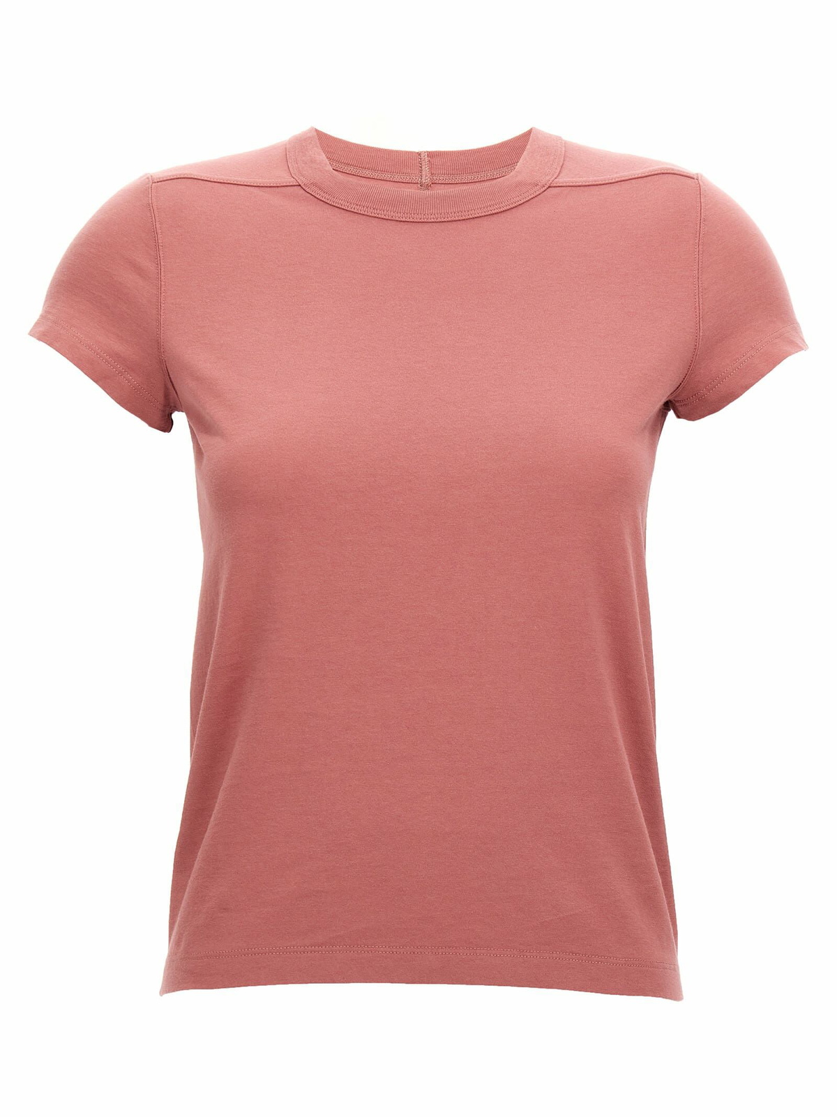 Rick Owens Cropped Level Tee Classic Cotton Tees 600063372grn