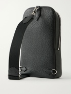 Montblanc - Companion Logo-Appliquéd Full-Grain Leather Messenger Bag