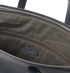 Hugo Boss - Crosstown Full-Grain Leather Briefcase - Navy