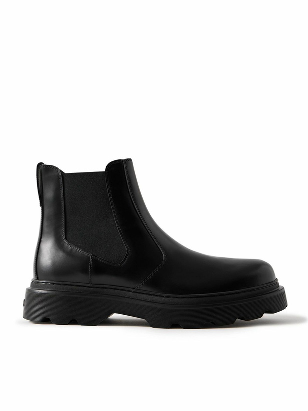 Photo: Tod's - Leather Chelsea Boots - Black