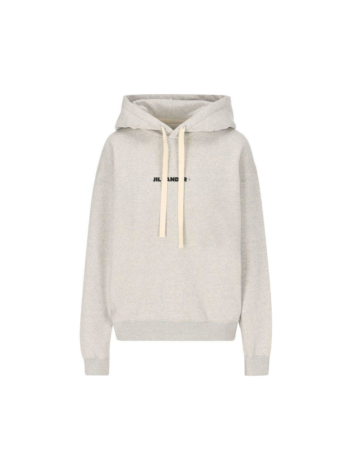 Jil Sander Off-White Printed Hoodie Jil Sander