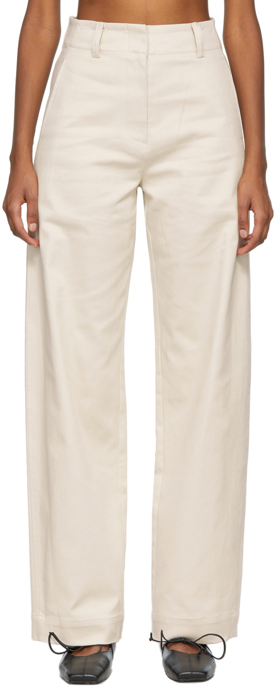 Relaxed Fit Worker trousers - Light beige - Men | H&M IN