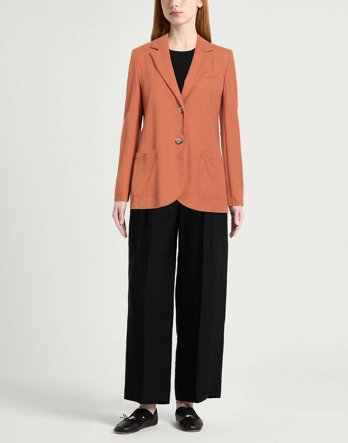 Harris Wharf London Womens Blazer Rust