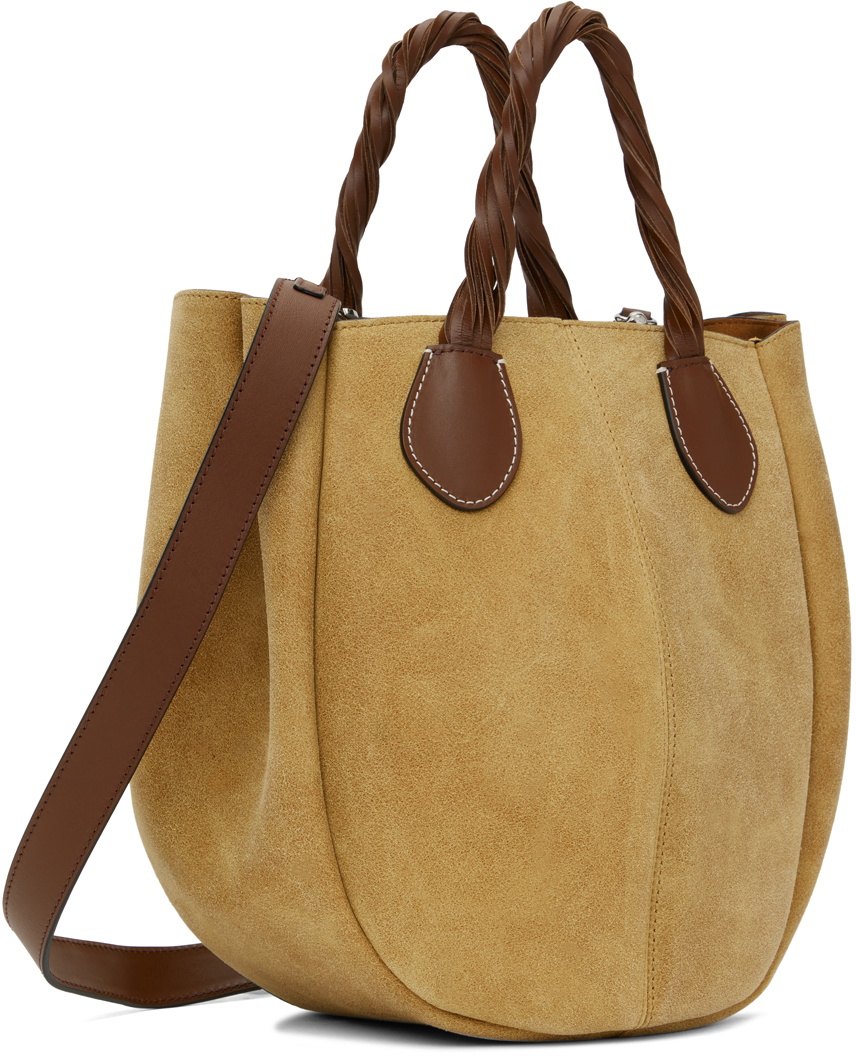 JW Anderson Tan Small Punch Tote JW Anderson
