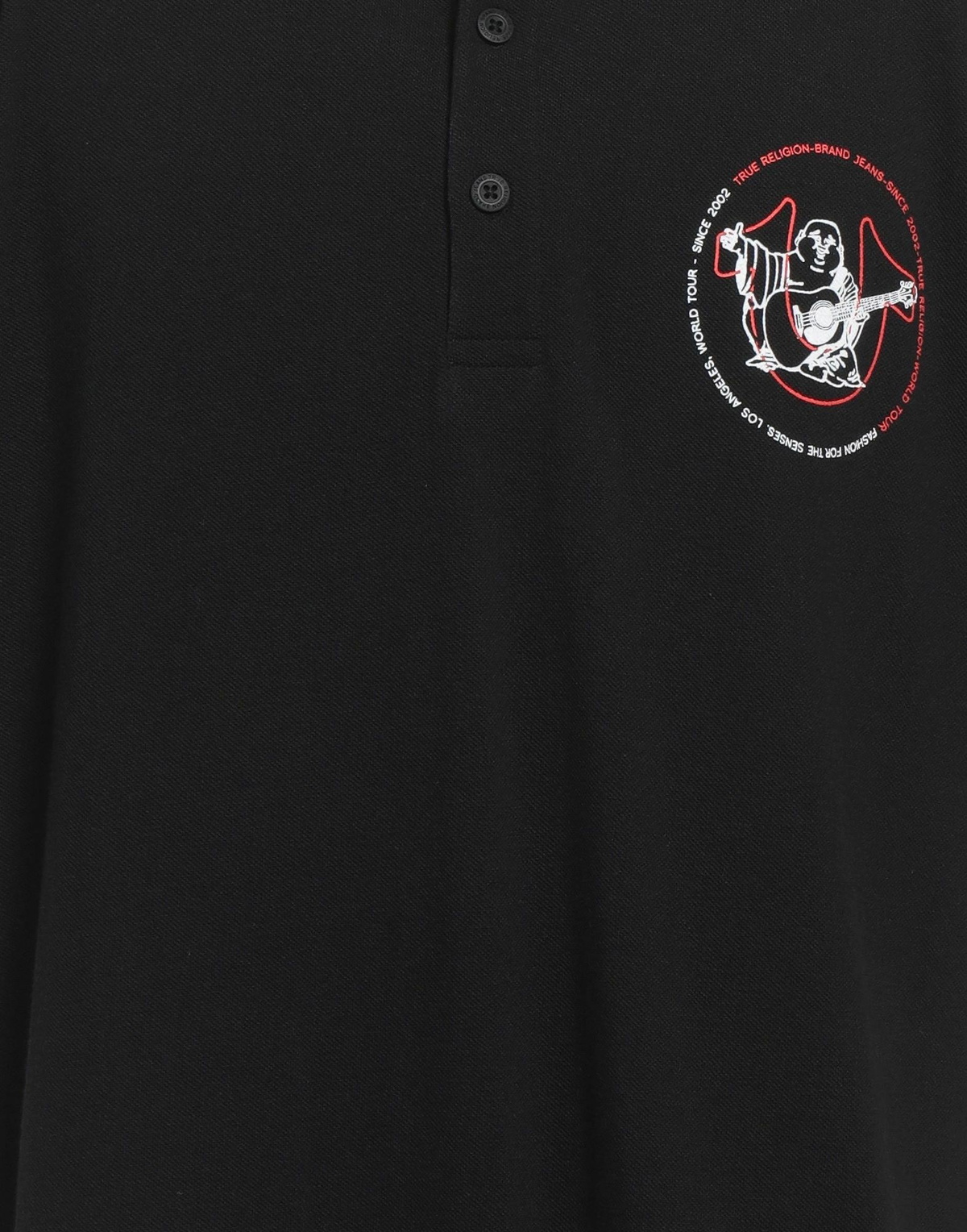True Religion Mens Polo shirt in Black