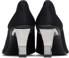 Nicole Saldaña Black Harper Mesh Heels