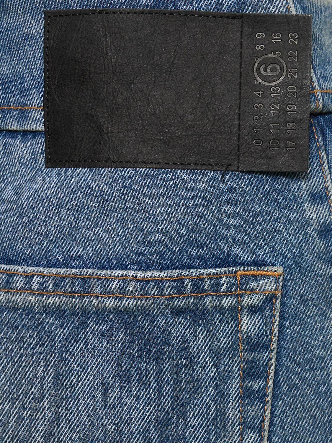 MM6 MAISON MARGIELA - Rihanna High Rise Cotton Denim Jeans