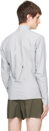 Soar Running Gray Windbreaker Sweater