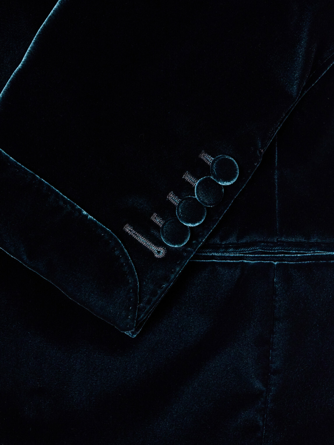 TOM FORD - Shelton Velvet Tuxedo Jacket - Green