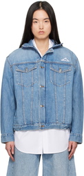 Alexander Wang Blue Regen Lightweight Denim Jacket