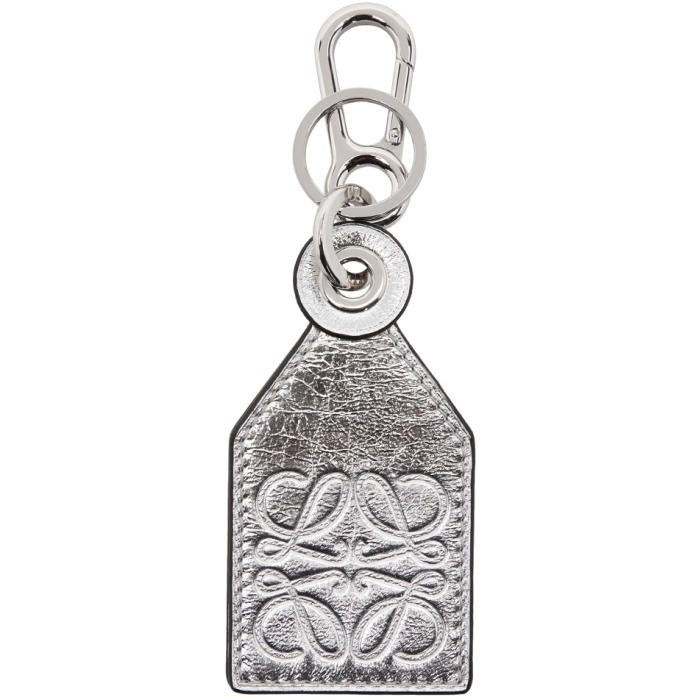 Photo: Loewe Silver Tag Charm Keychain 