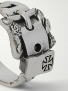 Enfants Riches Déprimés - Buckle Sterling Silver Ring - Silver