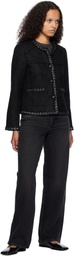 rag & bone Black Mirabelle Tweed Jacket