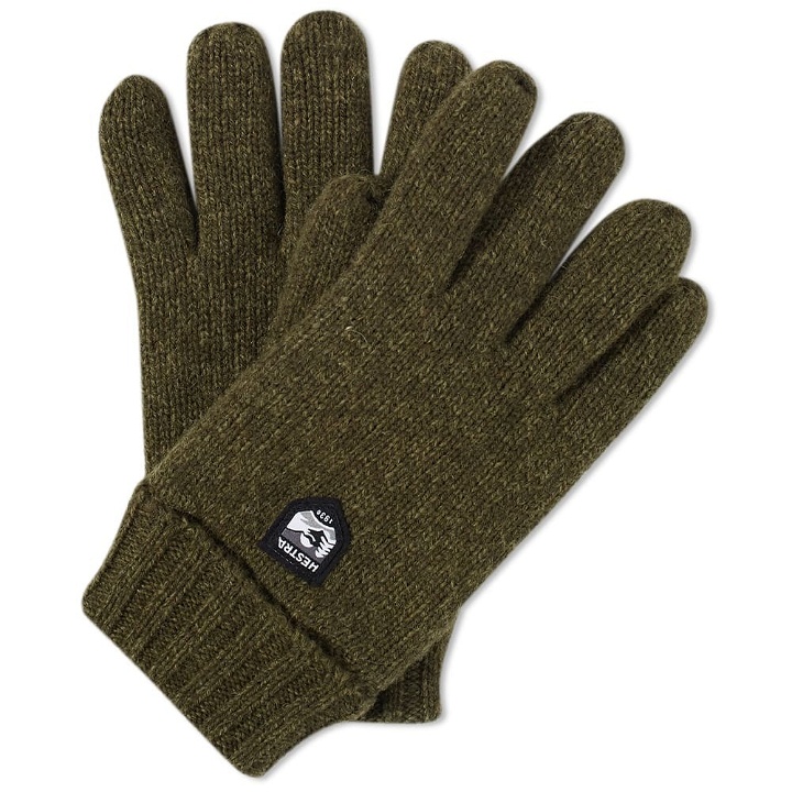 Photo: Hestra Men's Basic Wool Glove in Olive