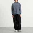 Danton Men's Long Sleeve Stripe T-Shirt in Green/White Stripe