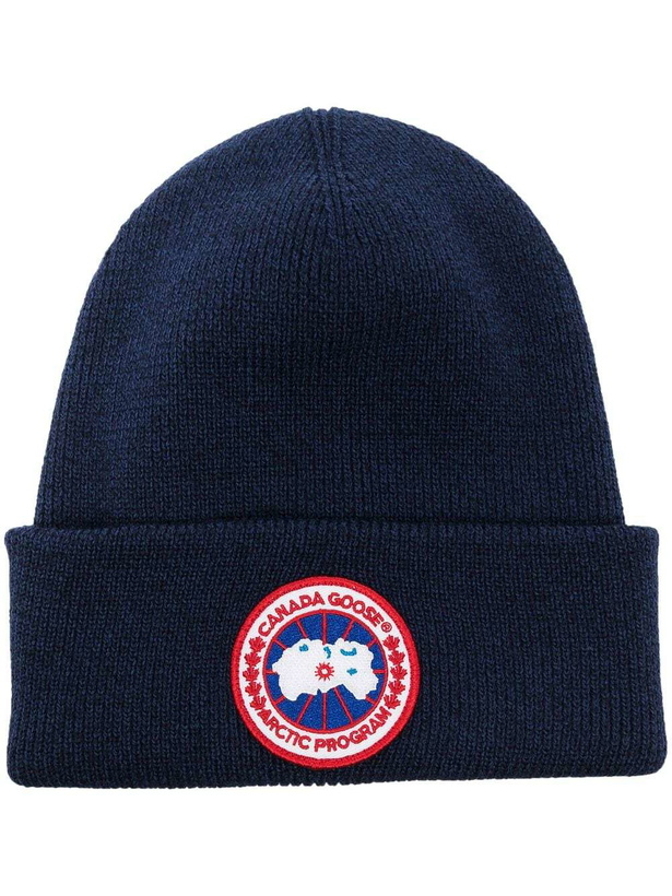 Photo: CANADA GOOSE - Logo Wool Beanie