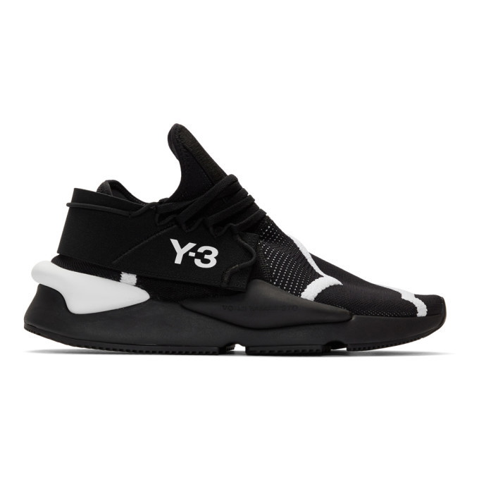 Photo: Y-3 Black Kaiwa Knit Sneakers