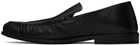 Marsèll Black Gathered Loafers