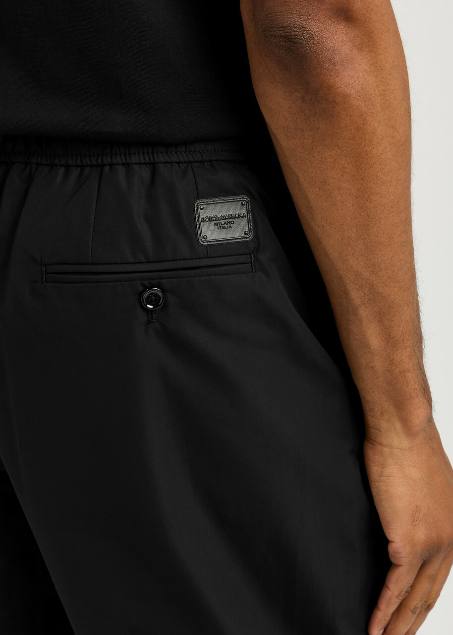 Dolce & Gabbana Cotton-poplin Sweatpants Black