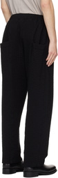 Craig Green Black Embroidered Linestitch Trousers