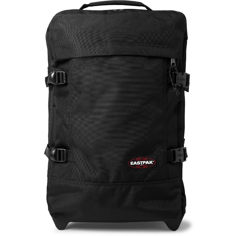 Photo: Eastpak - Tranverz S 51cm Leather-Trimmed Coated-Canvas Carry-On Suitcase - Black