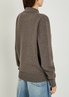 Rohe Compact Wool and Cashmere-blend Polo top Grey