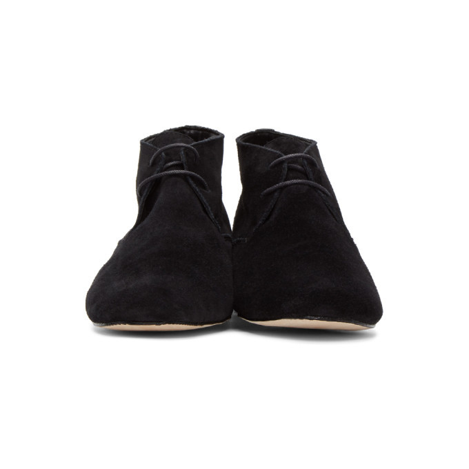 Repetto Black Suede Ivan Boots