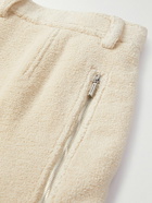 Jacquemus - Straight-Leg Cotton-Terry Trousers - Neutrals