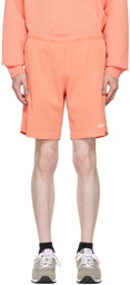 Sporty & Rich Pink Serif Gym Shorts