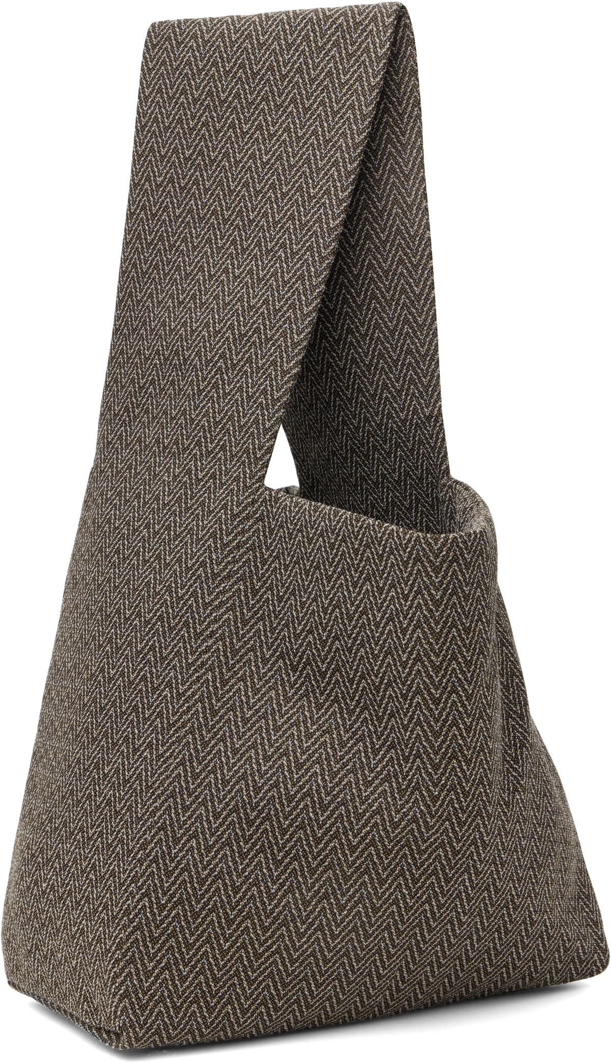 Omar Afridi Brown & White Factory Tote