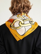 CELINE - Printed Silk Scarf