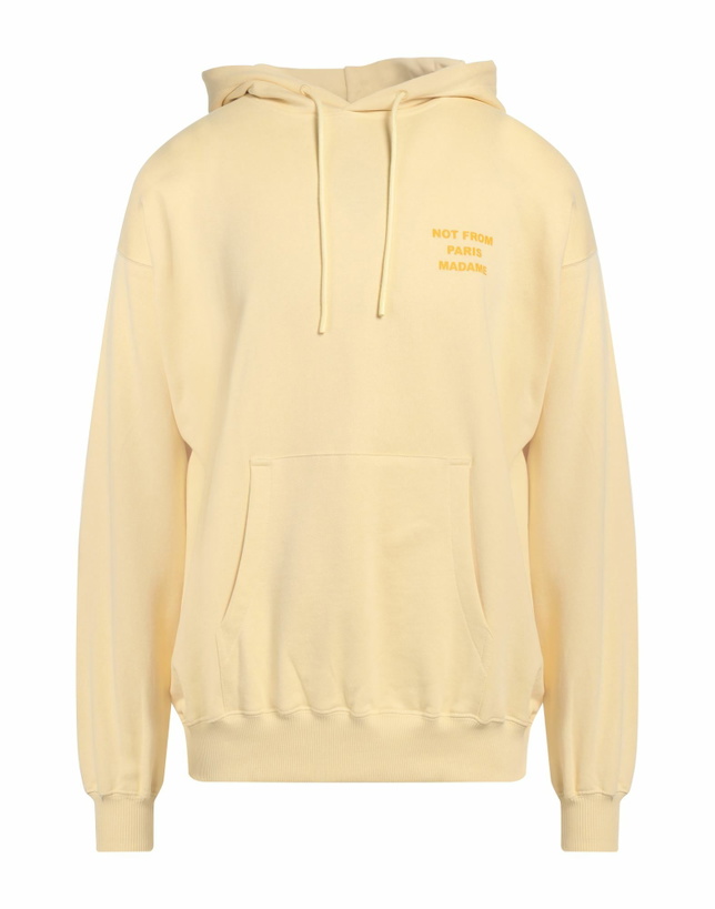 Photo: Drôle De Monsieur Mens Sweatshirt Pastel in Yellow