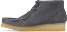 Clarks Originals Gray Wallabee Boots