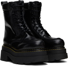 Alexander Wang Black Atlas Lace-Up Platform Boots