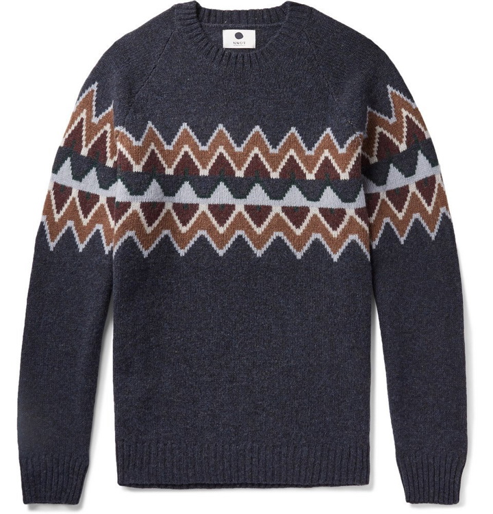 Photo: NN07 - Fair Isle Wool-Blend Sweater - Men - Multi