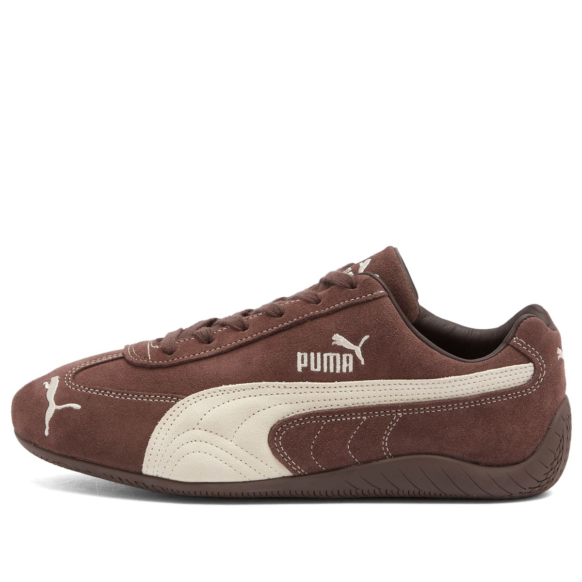 Puma Speedcat TTF Sneaker in Dark Chocolate/Frosted Ivory Puma