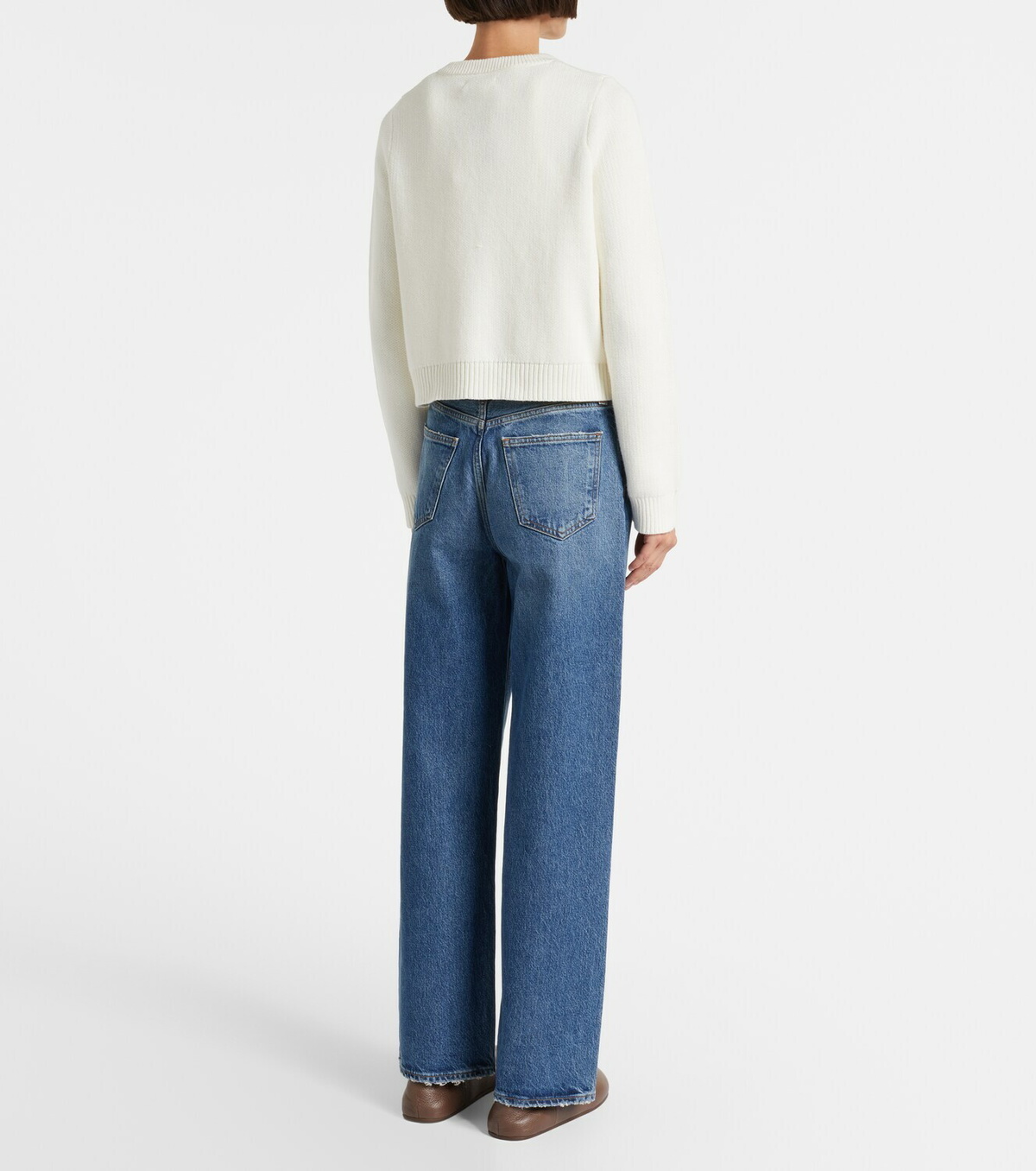 Velvet Mahal cotton and cashmere cardigan