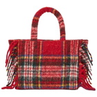 MC2 Saint Barth Colette Blanket Handbag With Tartan Print