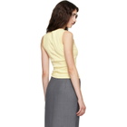 FLORE FLORE Yellow Esmé Tank Top