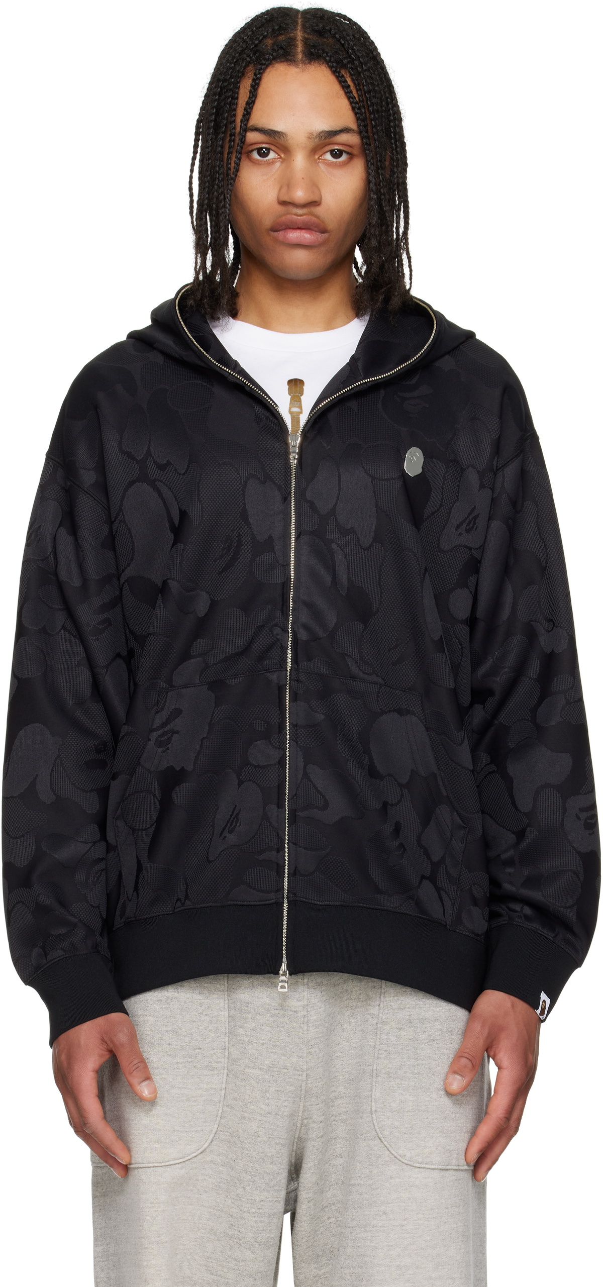 【A BATHING APE】3色展開 SOLID CAMO ONE POINT SWEATSHIRT A BATHING APE 1ST CAMO ONE POINT CREWNECK – happyjagabee store