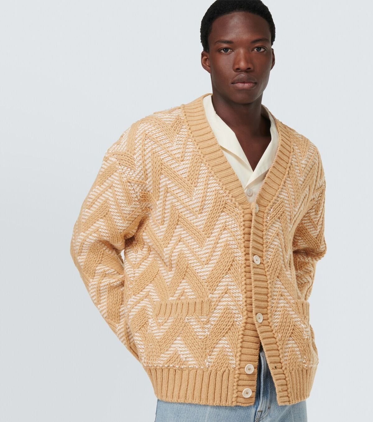 Missoni Zig zag cashmere cardigan Missoni