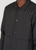 Liner Shirt Jacket in Black