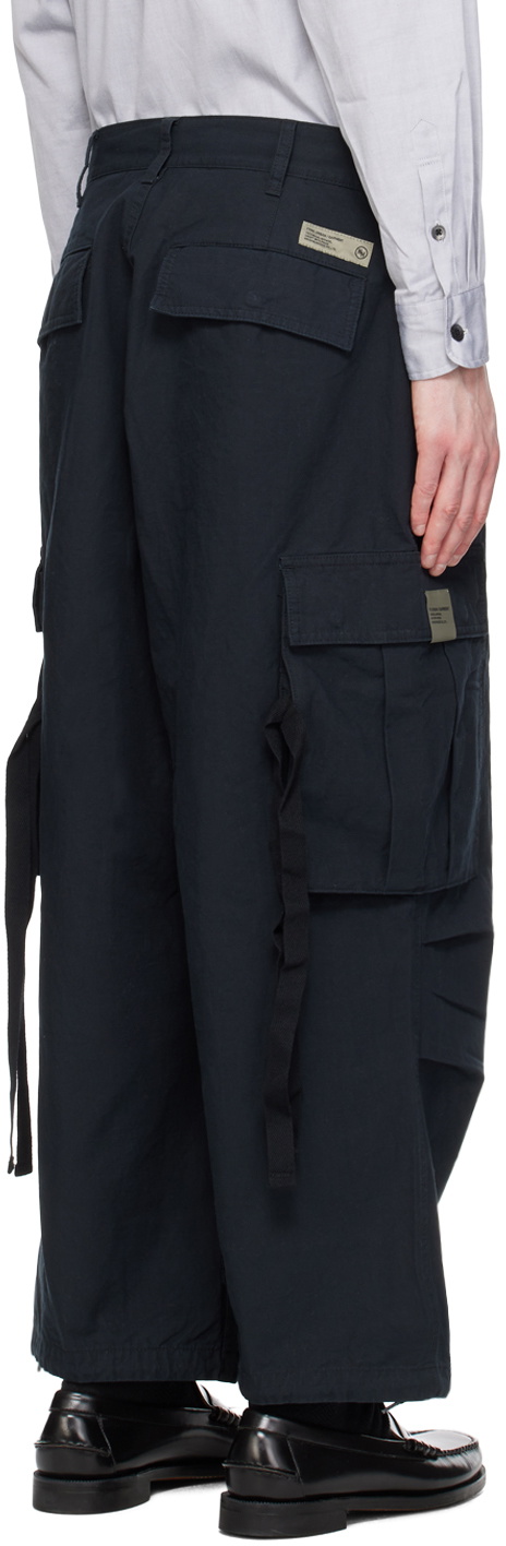 Neighborhood Black Wide Cargo Pants Neighborhood
