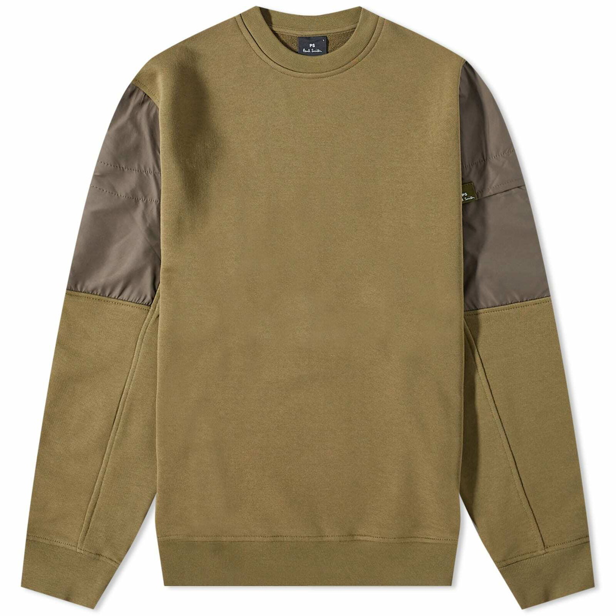 Paul Smith Men's Crew Sweat in Olive Paul Smith